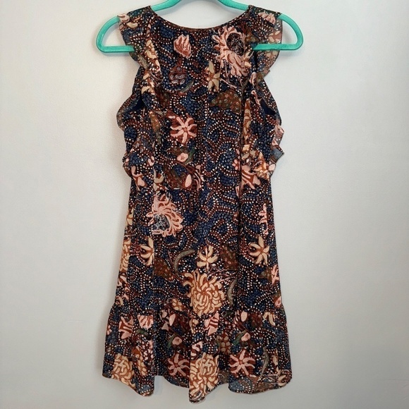 EUC Madewell Flutter Sleeve Boho Mini Dress Size XS - Picture 6 of 7